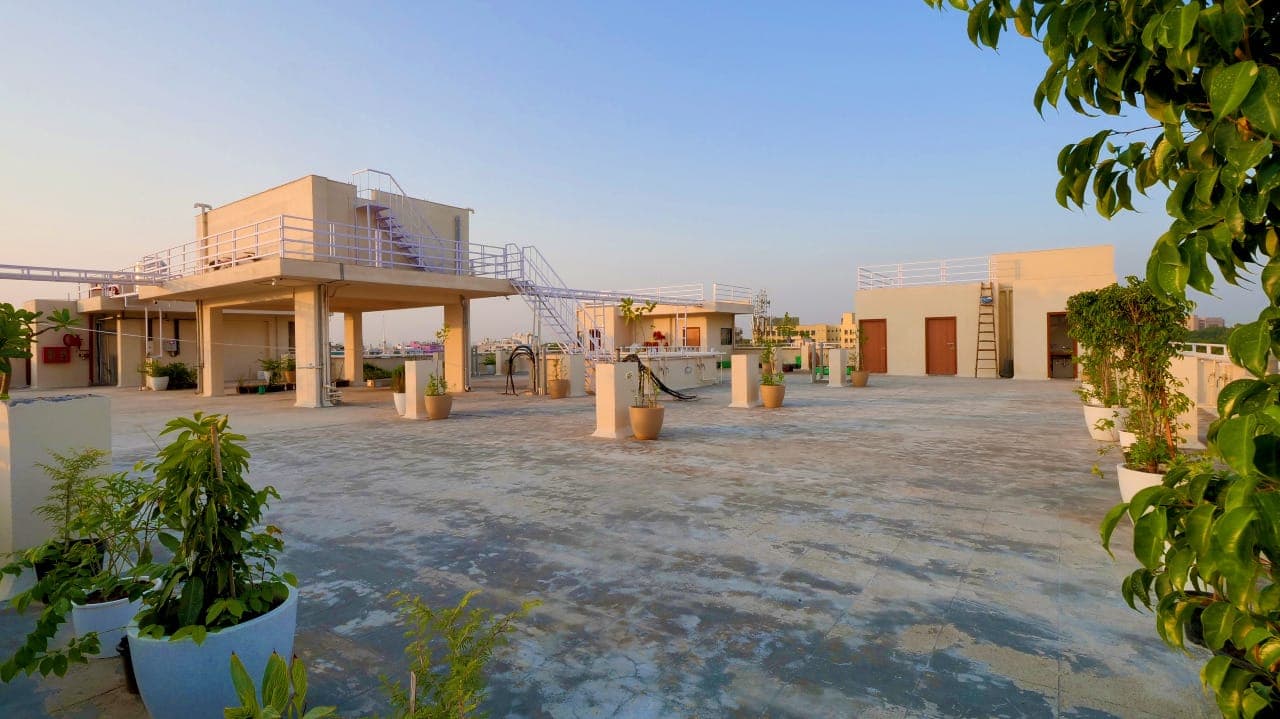 Open-air terrace